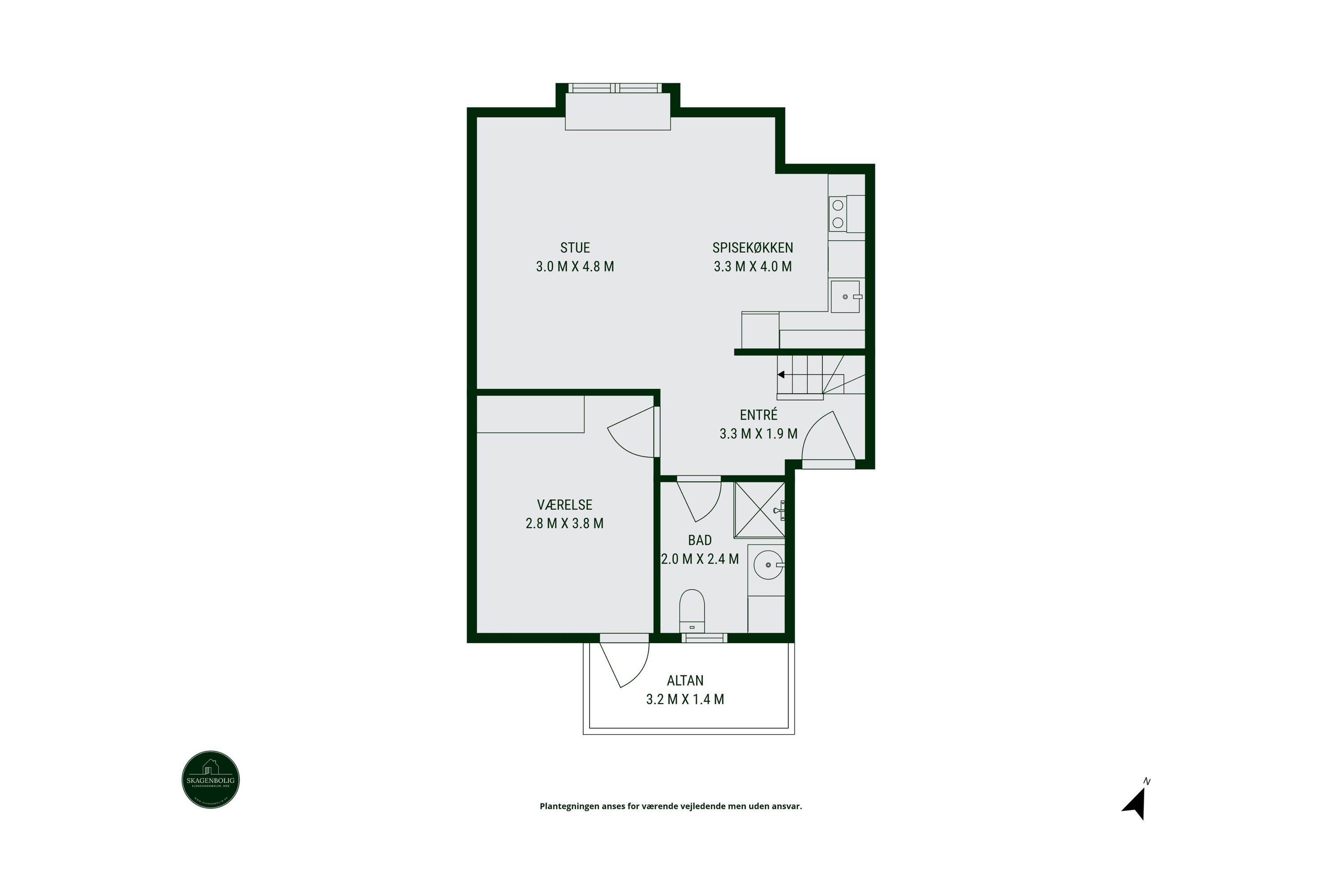 Skråvej 2, 1. tv., 9990 Skagen