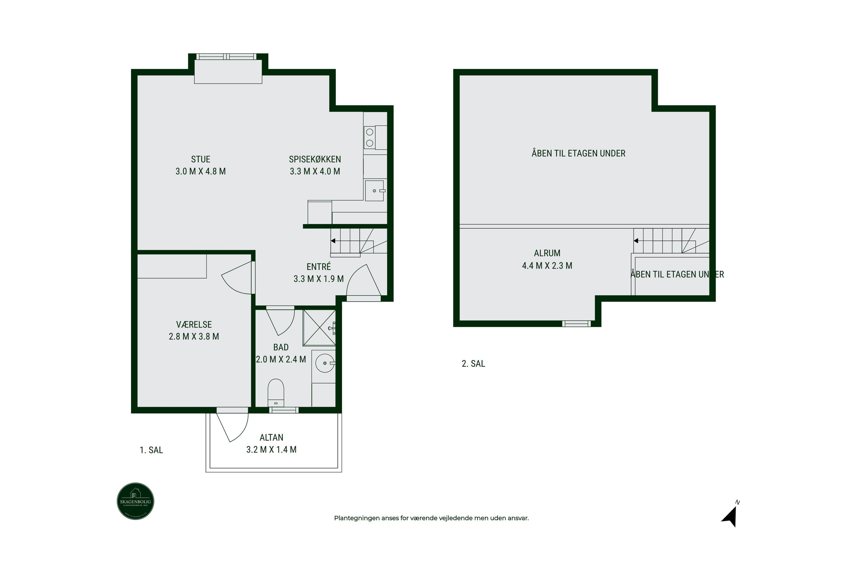 Skråvej 2, 1. tv., 9990 Skagen